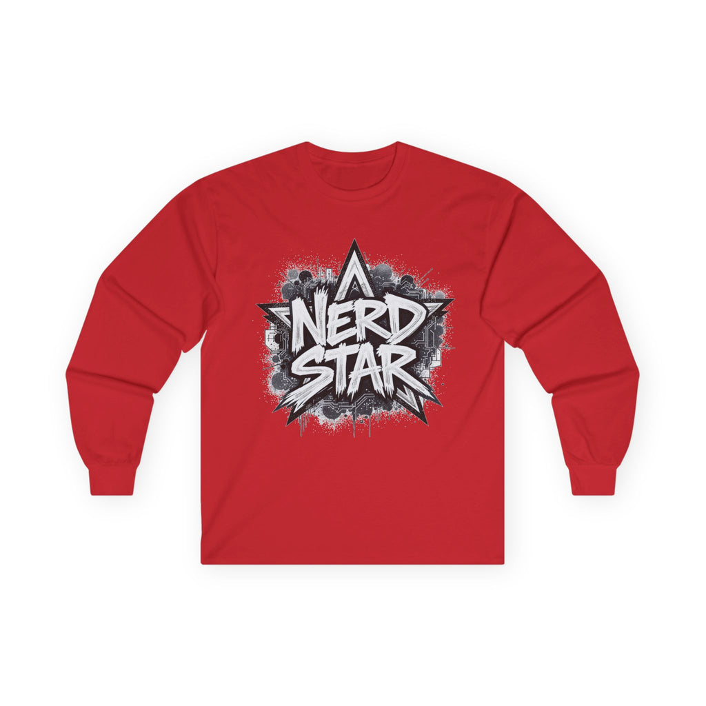 Nerd Star Long Sleeve Tee