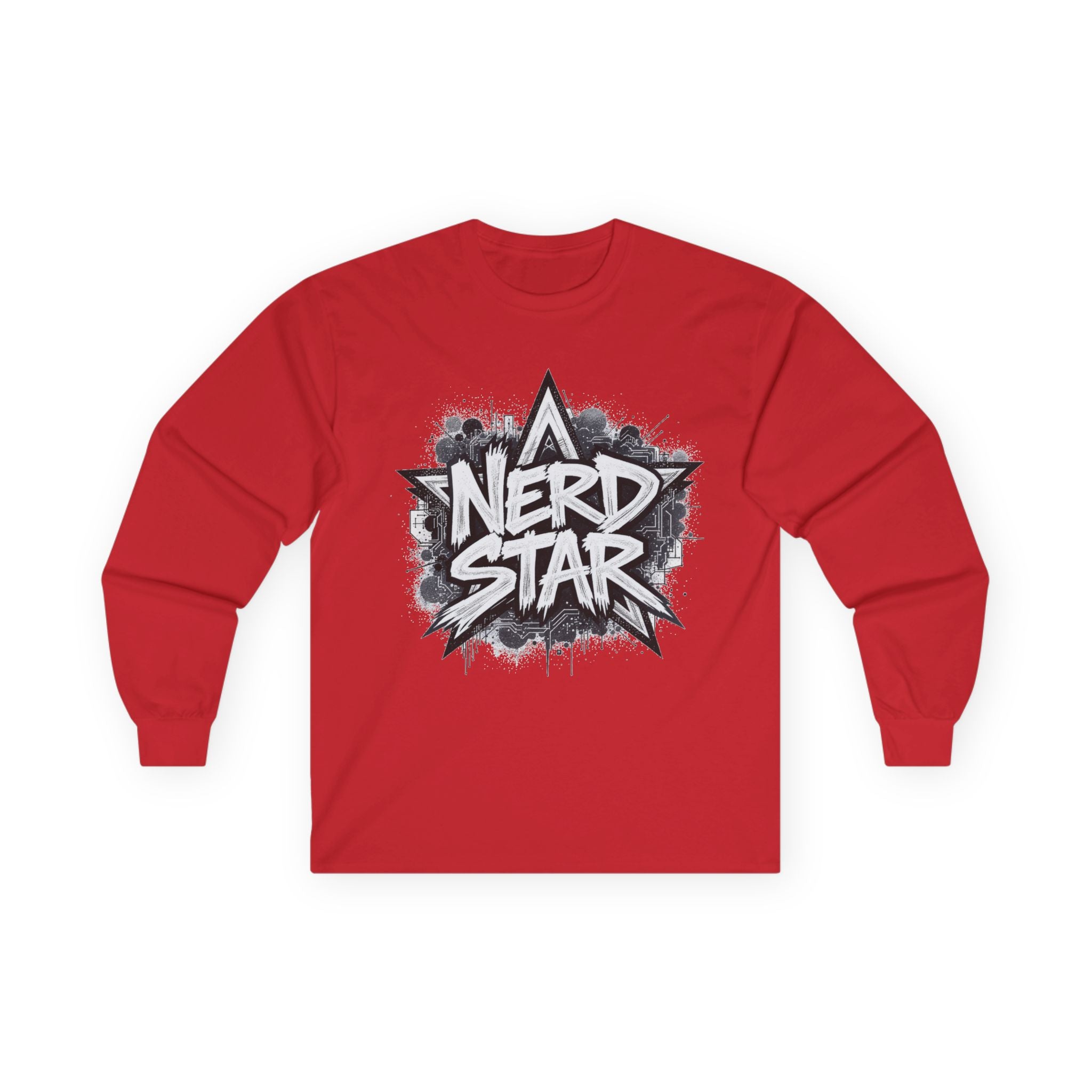 Nerd Star Long Sleeve Tee