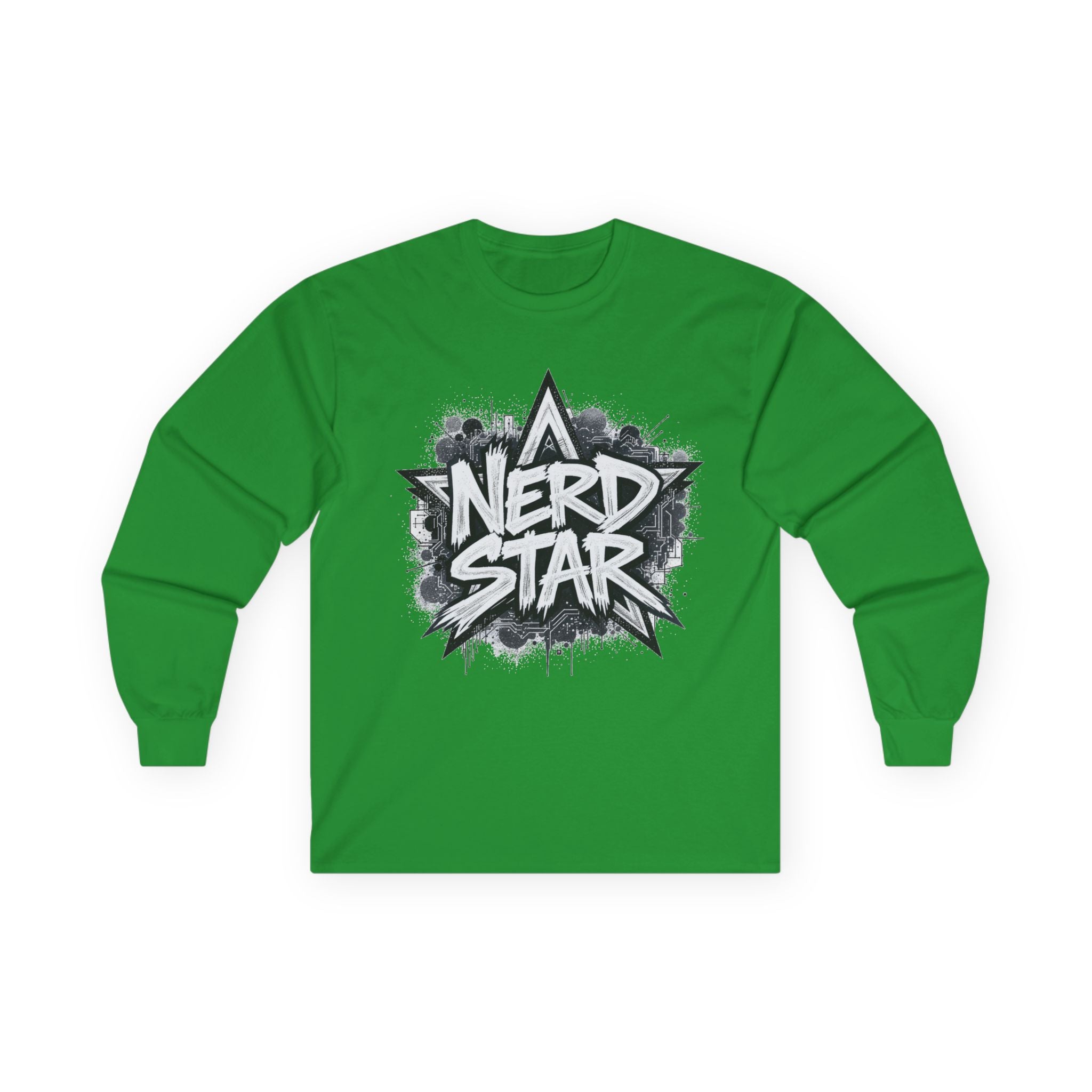 Nerd Star Long Sleeve Tee