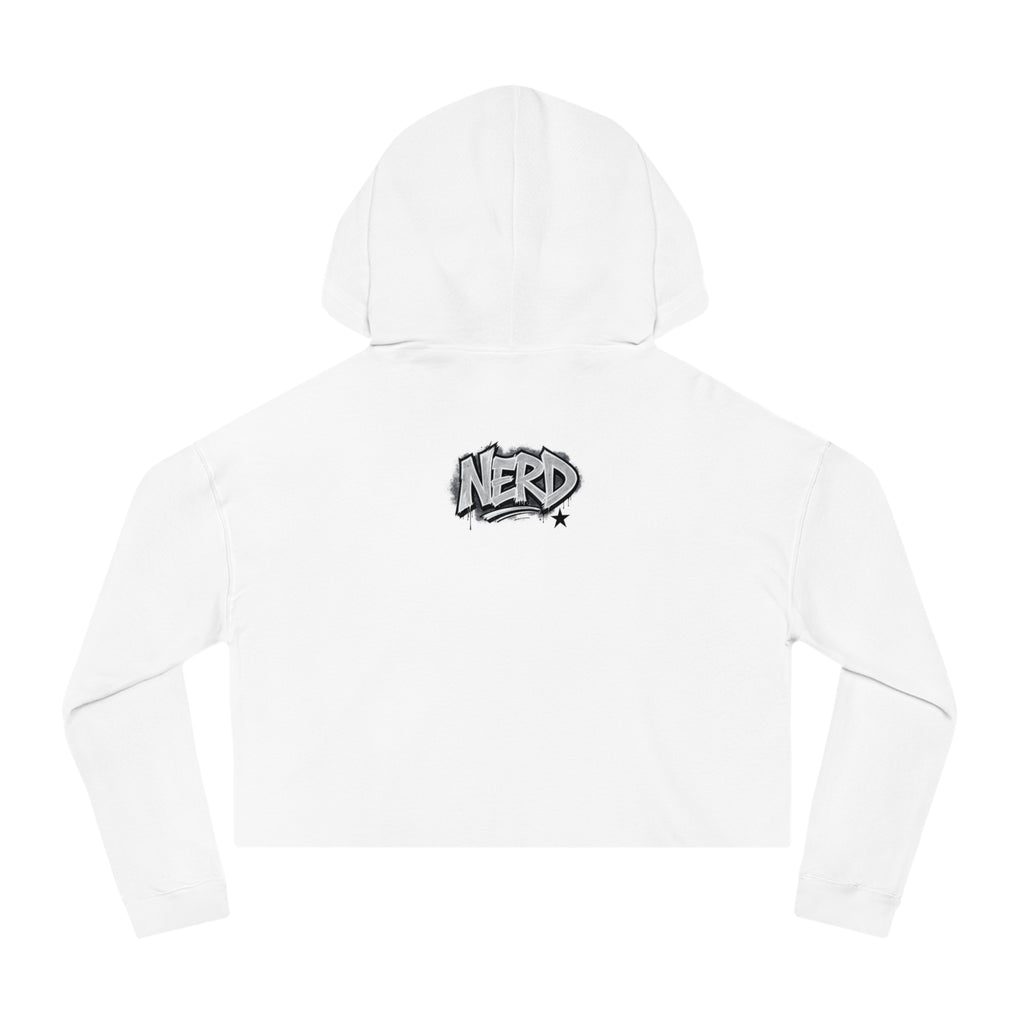 Nerd Star Cropped Hooded Sweatshirt
