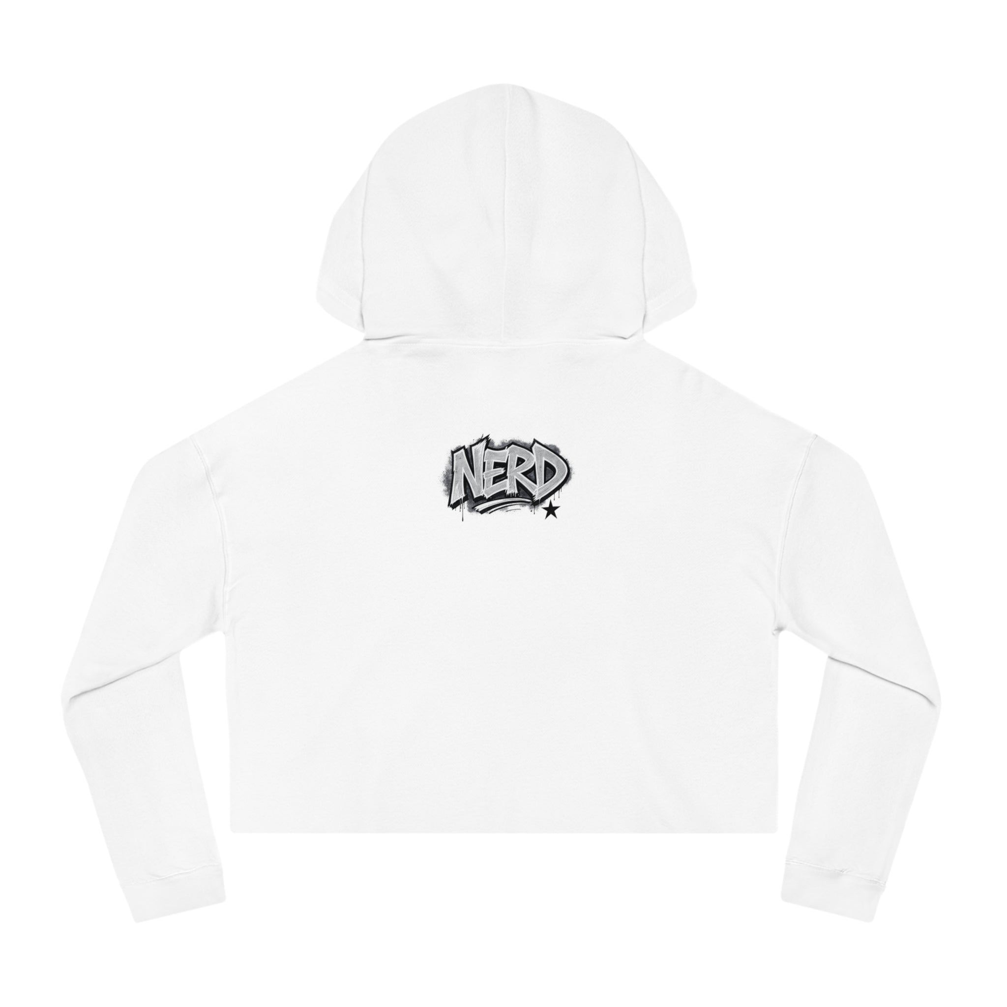 Nerd Star Cropped Hooded Sweatshirt