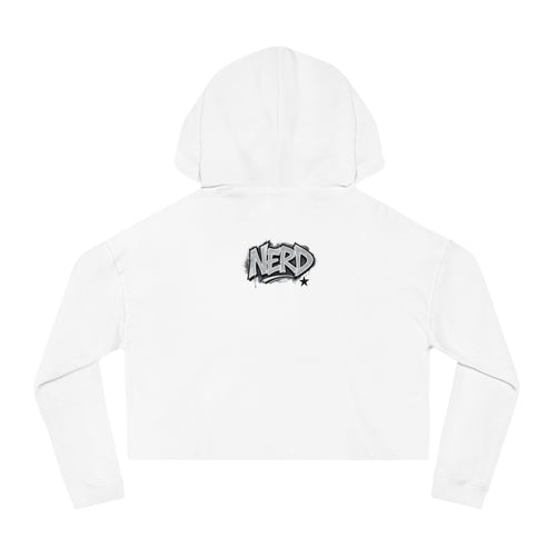Nerd Star Cropped Hooded Sweatshirt